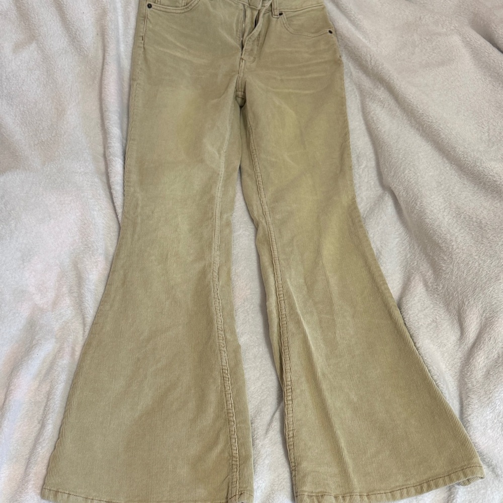 BDG Tan Flare & Wide Leg Jeans